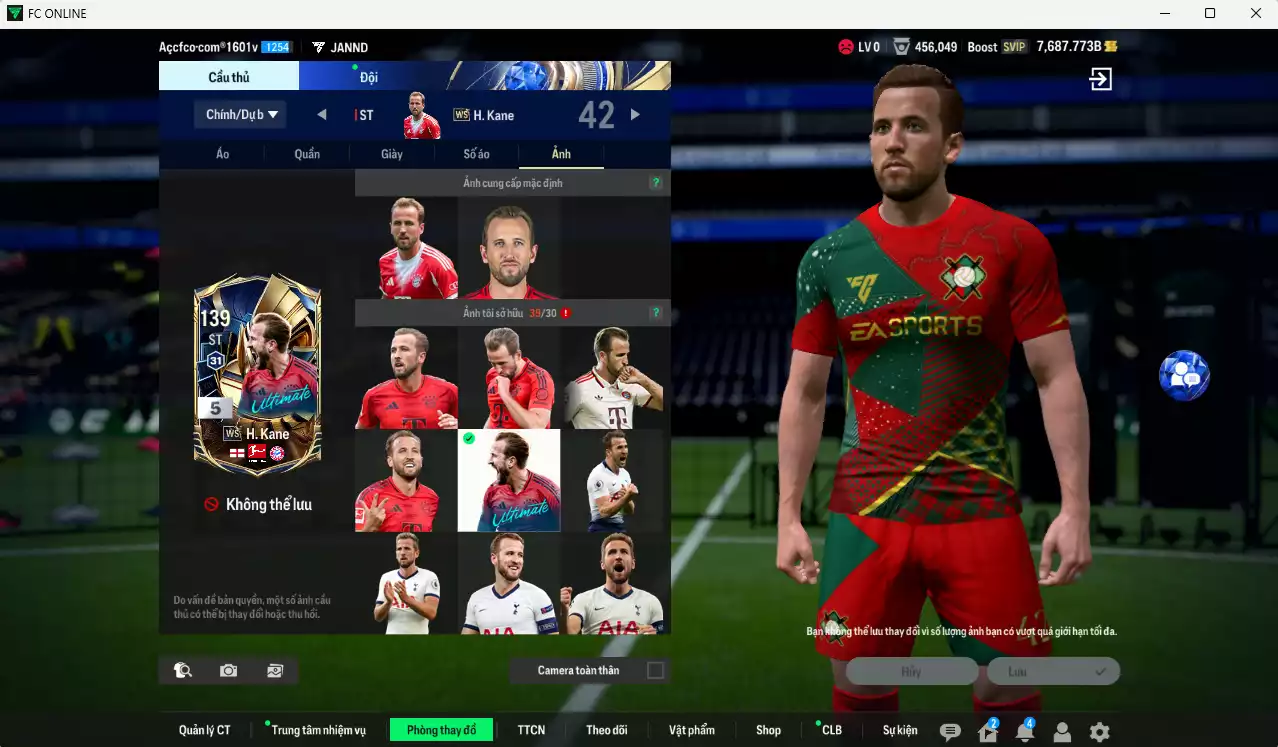 Ảnh Bayern Munich 1.080.810b có Musiala 25TS, Olise 25TS, Kane WS, Kim Min Jae WS, Goretzka FA+10, Gnabry WS, Kimmich WS, Mullger HG, Sabitzer HG, Guerreiro UT... Full miniface, còn nhiều CP GIẢM THUẾ. HLV Siêu Xịn, đã full đào tạo chiến thuật, dư 270k TC