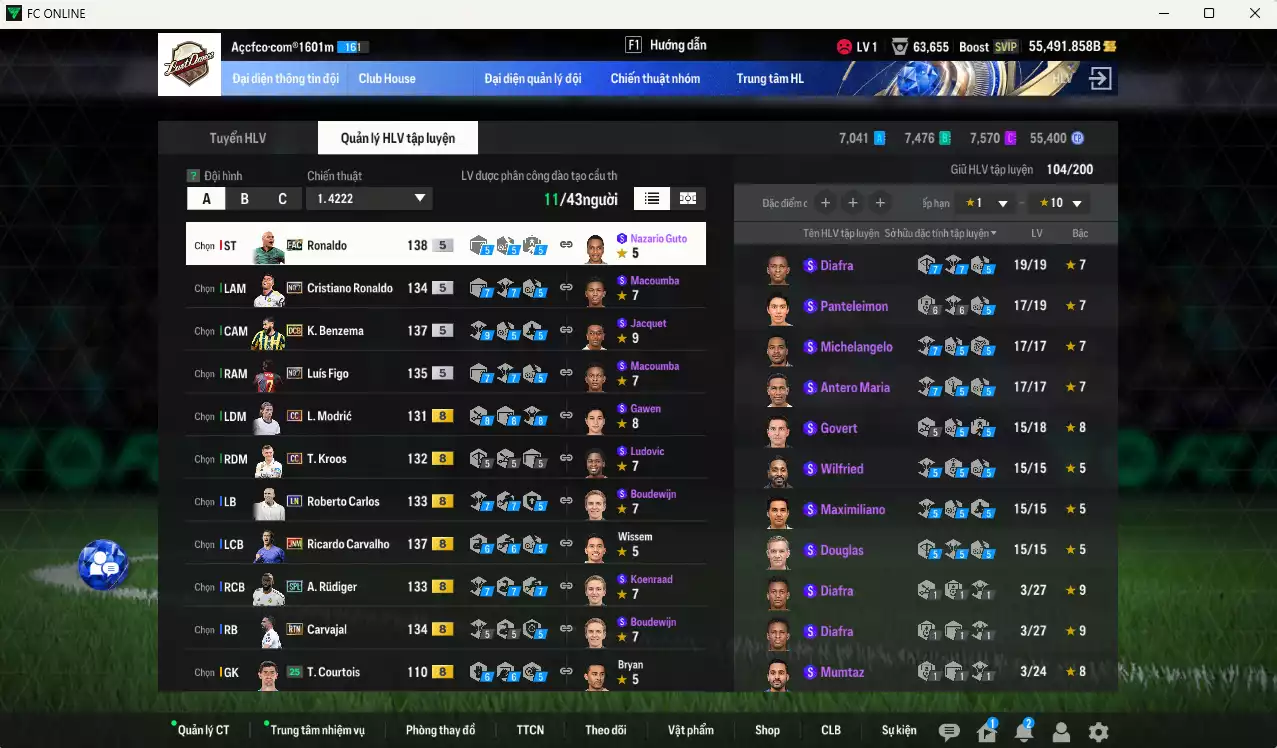 Ảnh Real Madrid 822.290b dư 55kb có Ronaldo FAC, Kroos CC, CR7 No.7, Benzema DCB, Rudiger SPL, Figo No.7, Modric CC... Còn nhiều CP GIẢM THUẾ, HLV Xịn, đã đào tạo full chỉ số cầu thủ vs nữa bảng chiến thuật