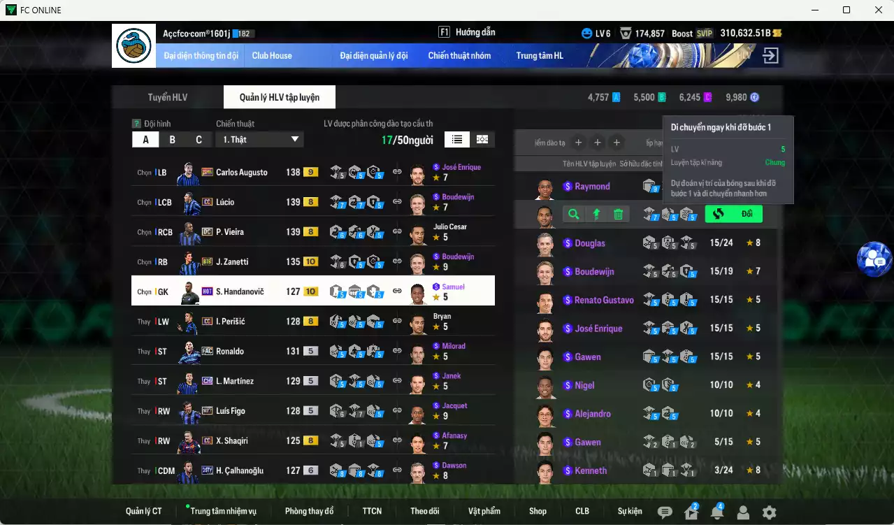 Ảnh [Dư nhiều BP] Inter Milan 2.872.590b dư 310kb có Bergkamp ITM+5, Crespo ITM+5, Maicon WS, Eto JNM, Ronaldo FAC, Matthaus RTN, Vieira DC, A. Sánchez UT, Lúcio CC, Augusto 23HW+9, Zanetti BTB+10, Figo No.7... Full miniface, còn nhiều CP GIẢM THUẾ. HLV Xịn, gần full đào tạo chiến thuật vs chỉ số ct