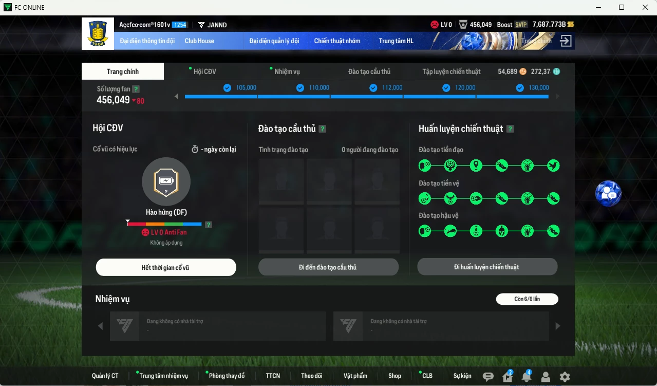 Ảnh Bayern Munich 1.080.810b có Musiala 25TS, Olise 25TS, Kane WS, Kim Min Jae WS, Goretzka FA+10, Gnabry WS, Kimmich WS, Mullger HG, Sabitzer HG, Guerreiro UT... Full miniface, còn nhiều CP GIẢM THUẾ. HLV Siêu Xịn, đã full đào tạo chiến thuật, dư 270k TC