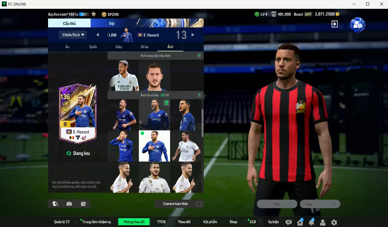 Ảnh Chelsea 358.460b có Pulisic 25TS, K. De Bruyne FAC, Gullit RTN, Essien JNM, Lampard CC, Sheva CC, Hazard HG... Full miniface, HLV Xịn, đã full đào tạo chiến thuật