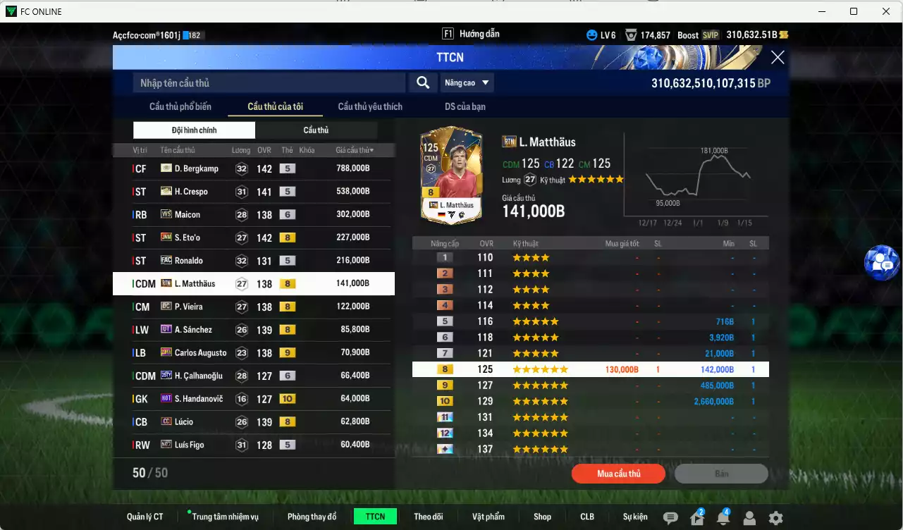 Ảnh [Dư nhiều BP] Inter Milan 2.872.590b dư 310kb có Bergkamp ITM+5, Crespo ITM+5, Maicon WS, Eto JNM, Ronaldo FAC, Matthaus RTN, Vieira DC, A. Sánchez UT, Lúcio CC, Augusto 23HW+9, Zanetti BTB+10, Figo No.7... Full miniface, còn nhiều CP GIẢM THUẾ. HLV Xịn, gần full đào tạo chiến thuật vs chỉ số ct