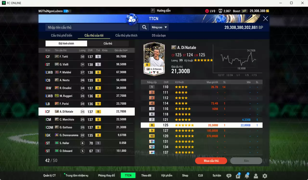 Ảnh Italy 485.070b dư 29kb có Vialli FAC, Totti WS, Maldini CC, Nesta DC, Orsolini 23HW+9, Ruggeri 24EP, Parisi 23HW+9, Di Natale DC, Marchisio DC, Gattuso DC...