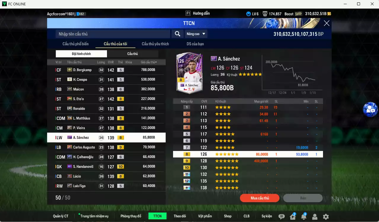 Ảnh [Dư nhiều BP] Inter Milan 2.872.590b dư 310kb có Bergkamp ITM+5, Crespo ITM+5, Maicon WS, Eto JNM, Ronaldo FAC, Matthaus RTN, Vieira DC, A. Sánchez UT, Lúcio CC, Augusto 23HW+9, Zanetti BTB+10, Figo No.7... Full miniface, còn nhiều CP GIẢM THUẾ. HLV Xịn, gần full đào tạo chiến thuật vs chỉ số ct