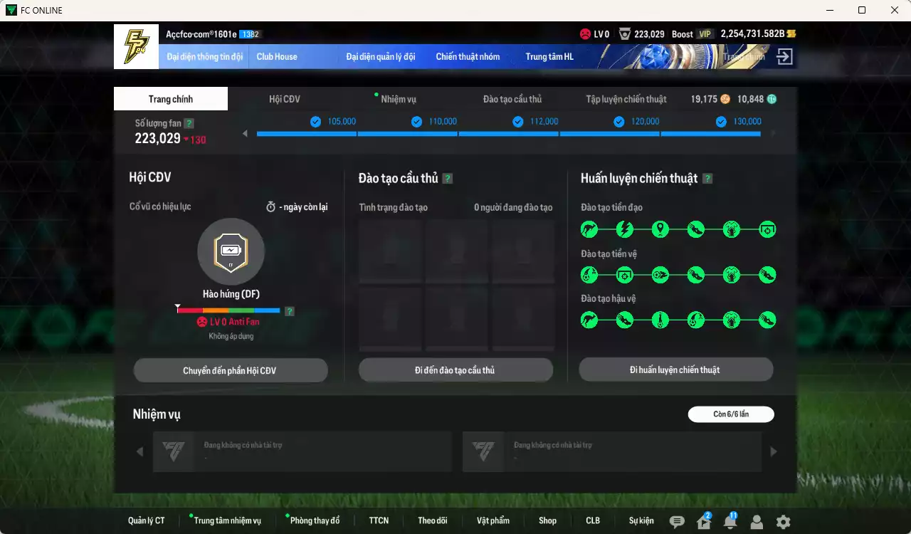Ảnh ACC 2254731b trắng, có thẻ đổi tên, full miniface, còn CP GIẢM THUẾ. HLV Xịn, đã full đào tạo chiến thuật
