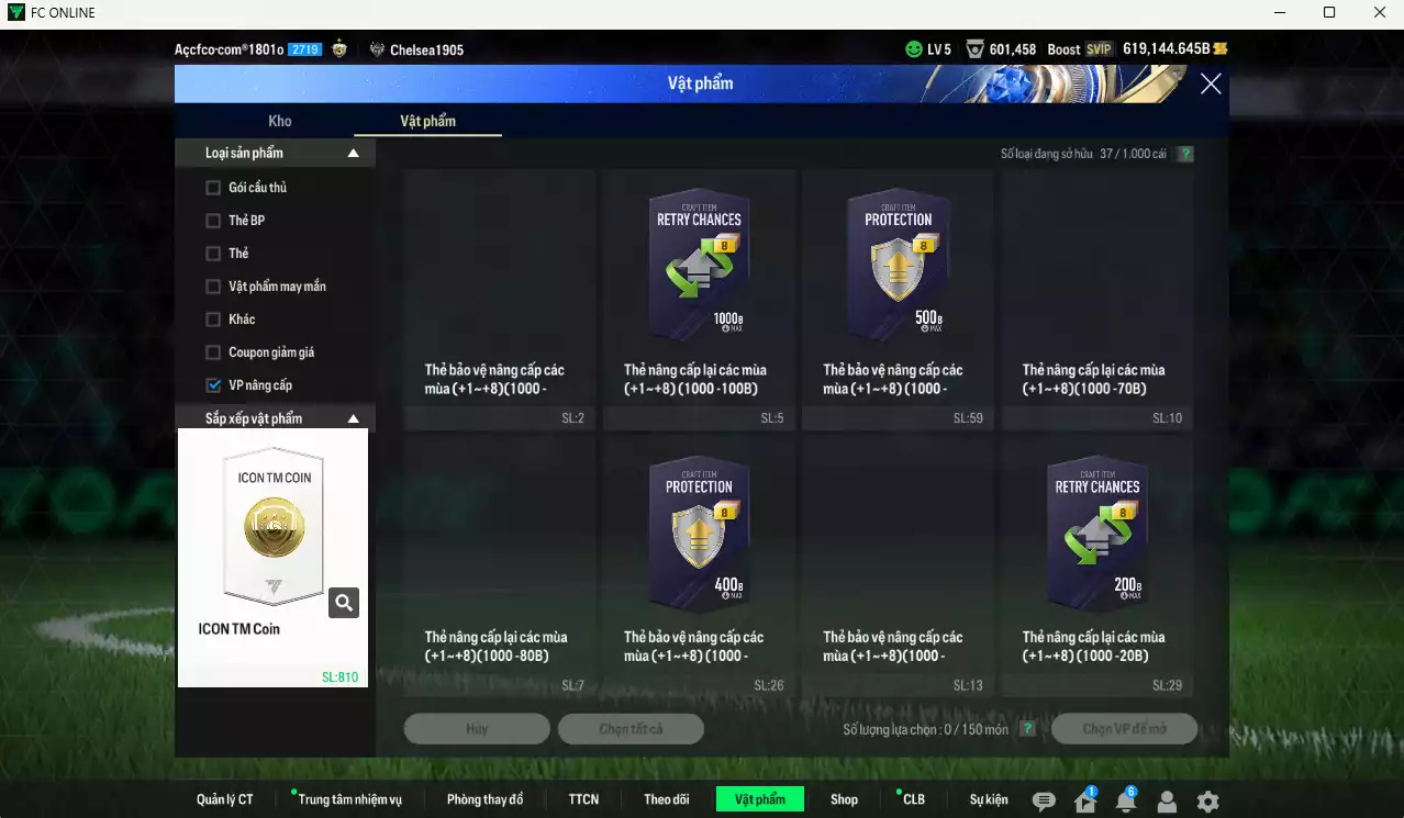 Ảnh [Dư nhiều BP] Chelsea 3.208.590b dư 600kb có Lampard ITM+5, Essien ITM+5, Desailly ITM+5, Makélélé ITM+5, Zola ITM+5, Drogba JNM, Ricardo Carvalho 23HR+10, A. Cole EBS+10, J. Cole 23HR+10... Full miniface, còn nhiều CP GIẢM THUẾ. HLV Xịn, đã full đào tạo chiến thuật vs chỉ số cầu thủ