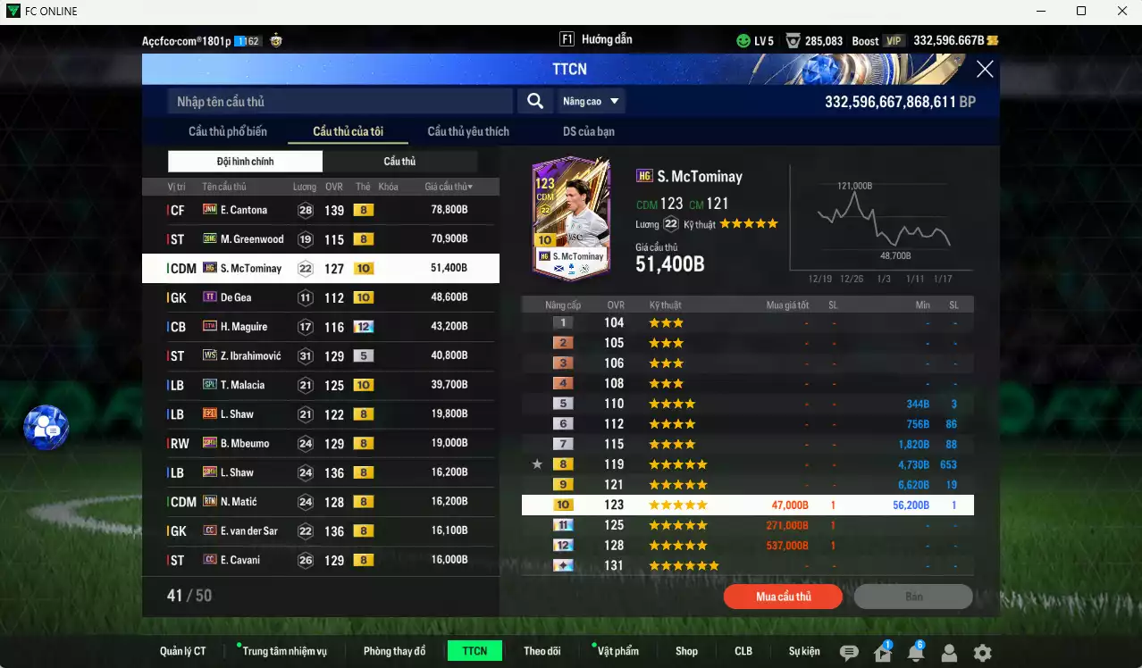 Ảnh [ACC tâm huyết, Dư nhiều BP] Man Utd. 7.347.450b dư 330kb có Rooney ITM+5, Schweinsteiger ITM+5, Vidic ITM+5, Casemiro UT, Tévez UT, Mainoo WB, Park ITM+5, Mazraoui 21UCL, Bruno 23HW, Forlán CC, Ferdinand DC, Beckham CC, Cunha MDL, Cantona JNM... Full miniface, HLV xịn, gần full đào tạo chiến thuật vs chỉ số ct, VIP BK Tháng 2