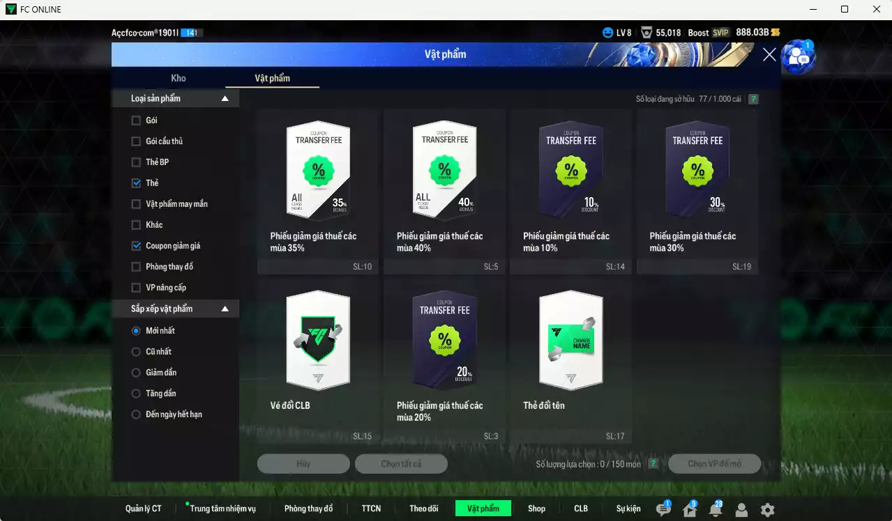 Ảnh Quốc Dân best 8.174.480b có Maldini ITM+5, Eusébio ITM+5, Nedved ITM+5, Lampard ITM+5, B. Cha ITM+5, H. Son 25TS+6, Gullit FAC+6, Rudiger 25TS... Còn nhiều CP GIẢM THUẾ, HLV Xịn, đã đào tạo full chỉ số cầu thủ, dư 100k TC