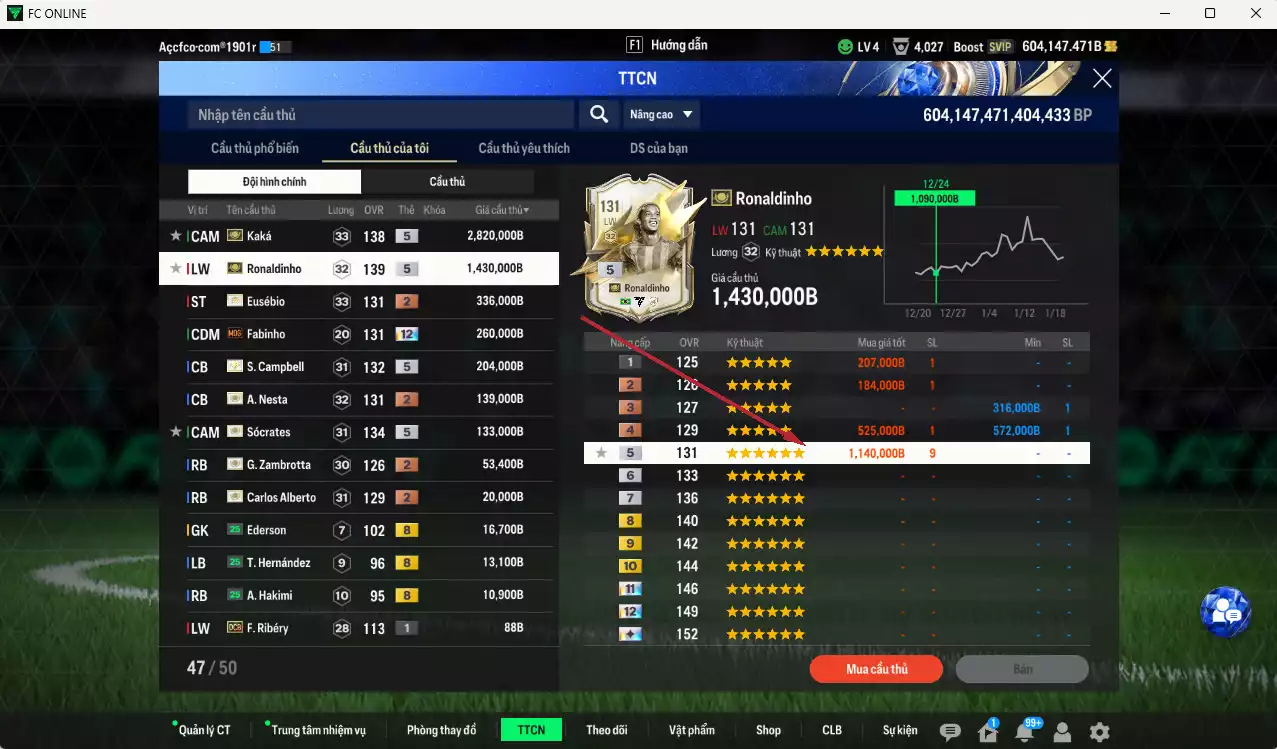 Ảnh [Dư nhiều BP] Full ITM 5.413.840b dư 600kb có Kaká ITM+5, Ronaldinho ITM+5, Campbell ITM+5, Sócrates ITM+5, Fabinho MOG+12, Eusébio ITM, Nesta ITM, Zambrotta ITM, Alberto ITM... Full miniface