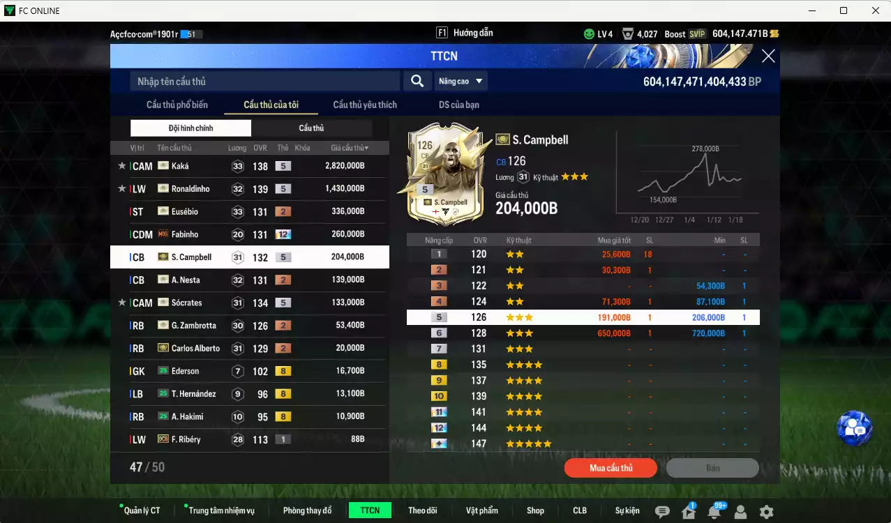 Ảnh [Dư nhiều BP] Full ITM 5.413.840b dư 600kb có Kaká ITM+5, Ronaldinho ITM+5, Campbell ITM+5, Sócrates ITM+5, Fabinho MOG+12, Eusébio ITM, Nesta ITM, Zambrotta ITM, Alberto ITM... Full miniface