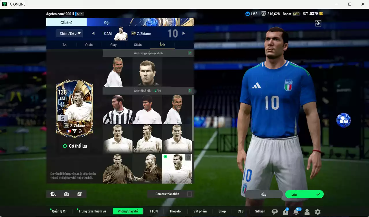 Ảnh Juventus 623.100b có CR7 CH, Zidane WS, Pirlo MDL, Nedved LN, Cancelo WS, Buffon CC, Lúcio JNM, Chiellini CC, Marchisio DC... Full miniface, HLV Xịn, đã full đào tạo chiến thuật vs chỉ số cầu thủ