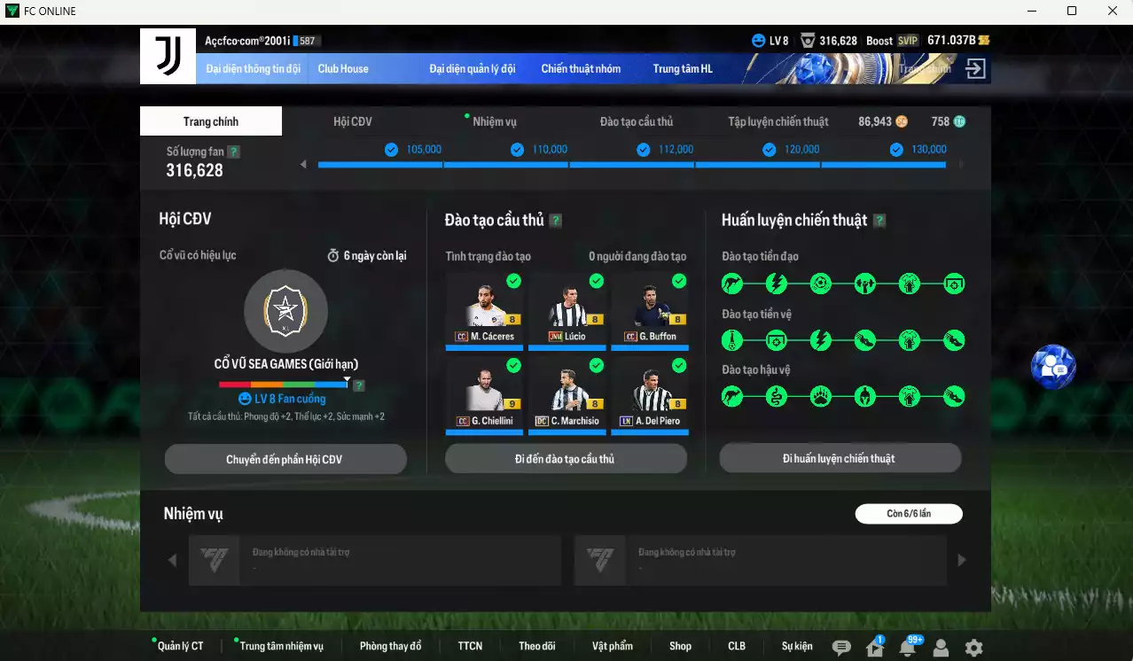 Ảnh Juventus 623.100b có CR7 CH, Zidane WS, Pirlo MDL, Nedved LN, Cancelo WS, Buffon CC, Lúcio JNM, Chiellini CC, Marchisio DC... Full miniface, HLV Xịn, đã full đào tạo chiến thuật vs chỉ số cầu thủ