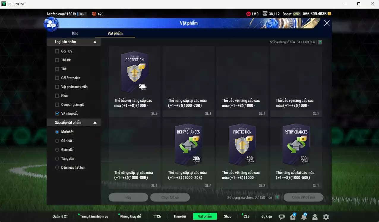 Ảnh ACC 566609b trắng, có thẻ đổi tên, còn nhiều CP GIẢM THUẾ vs thẻ BV NCL. HLV Xịn, dư 210k TC