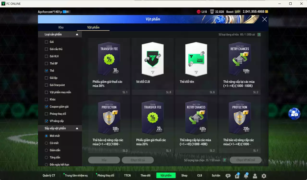 Ảnh ACC 2041959b trắng, có thẻ đổi tên, full miniface. HLV Xịn