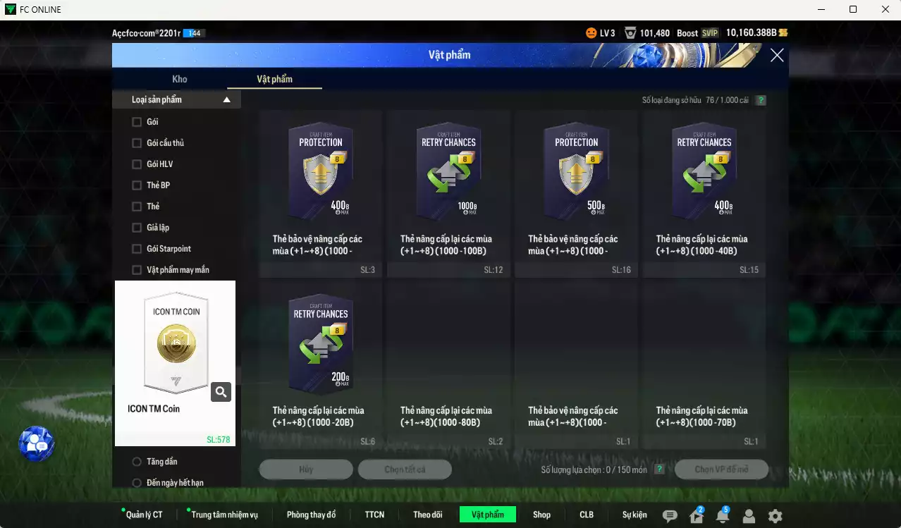 Ảnh Man Utd. 6.866.070b có Charlton ITM+5, CR7 WS, Vidic ITM+5, Park UT, Ferdinand DC, Beckham CC, Pogba FAC+6, Eriksen HG+10, Schweinsteiger CC, Mkhitaryan LE+6, Ibrahimovic WS... Còn nhiều CP GIẢM THUẾ, HLV Xịn, gần full đào tạo