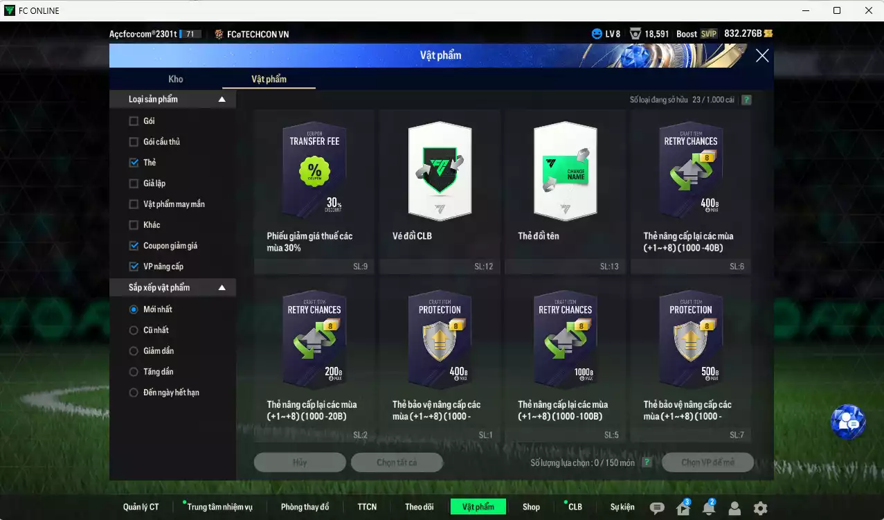 Ảnh Chelsea 5.347.110b có Drogba DCB+7, Lampard ITM+5, Zola ITM+6, R. James 23TY+8, J. Cole UT, Essien ITM+5, Verón ITM+5, Desailly ITM+5, Rudiger 25TY+6, Chilwell 22UCL, Courtois LH+10... Đã đào tạo chỉ số nhiều cầu thủ, VIP BK Tháng 2