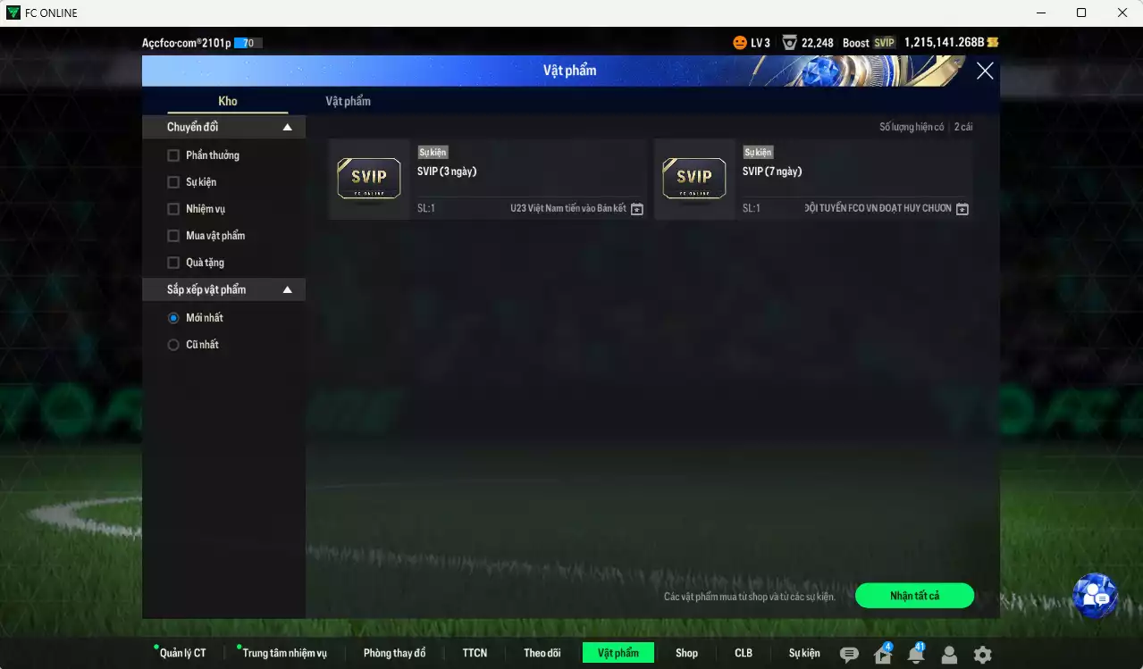 Ảnh ACC 1215141b trắng, có thẻ đổi tên. HLV Xịn, dư 180k TC