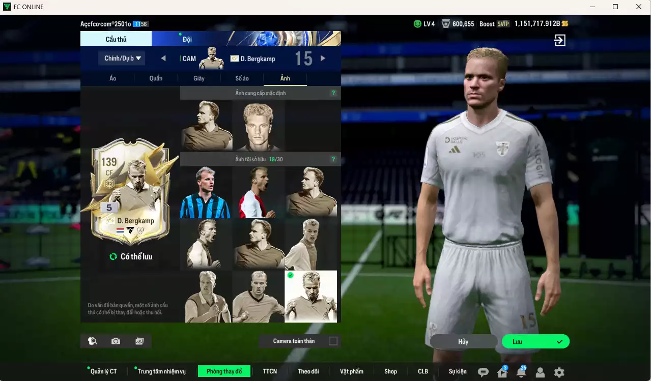 Ảnh [Dư nhiều BP] PRM+5 mix ITM+5 1.872.400b dư 1150kb có Xuân Son PRM, Công Phượng PRM, Quang Hải PRM, Bergkamp ITM, Rush ITM, Cannavaro, Klvuiert ITM, Cech ITM, Okocha ITM, Cambiaso 24UCL... Full miniface, HLV Xịn, đã full đào tạo chiến thuật