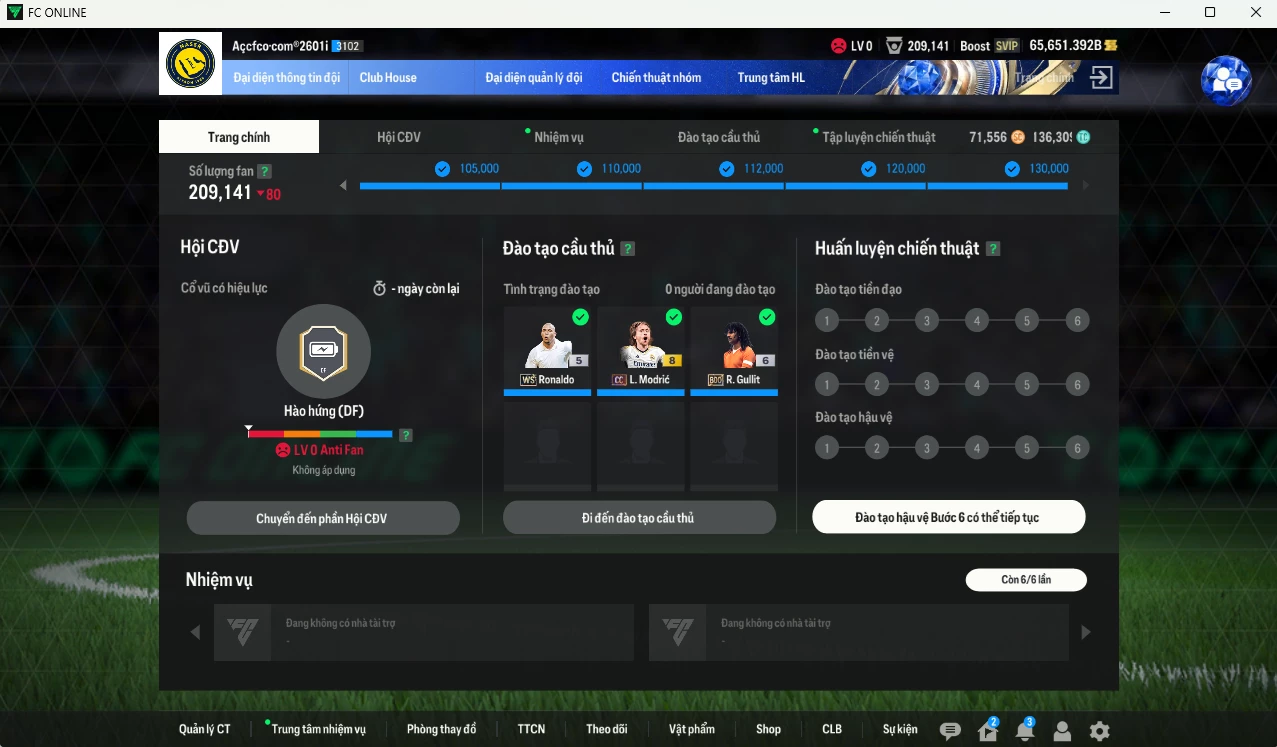 Ảnh Real Madrid 4.269.420b có H. Sánchez ITM+5, Hagi ITM+5, Essien ITM+5, CR7 CH, Ronaldo WS, Bale DCB+6, Bellingham WS, Zidane WS, Kroos CC, Benzema WS, Vini WS, Casemiro WS... Full miniface, còn nhiều coin TM. HLV Xịn, dư 130k TC