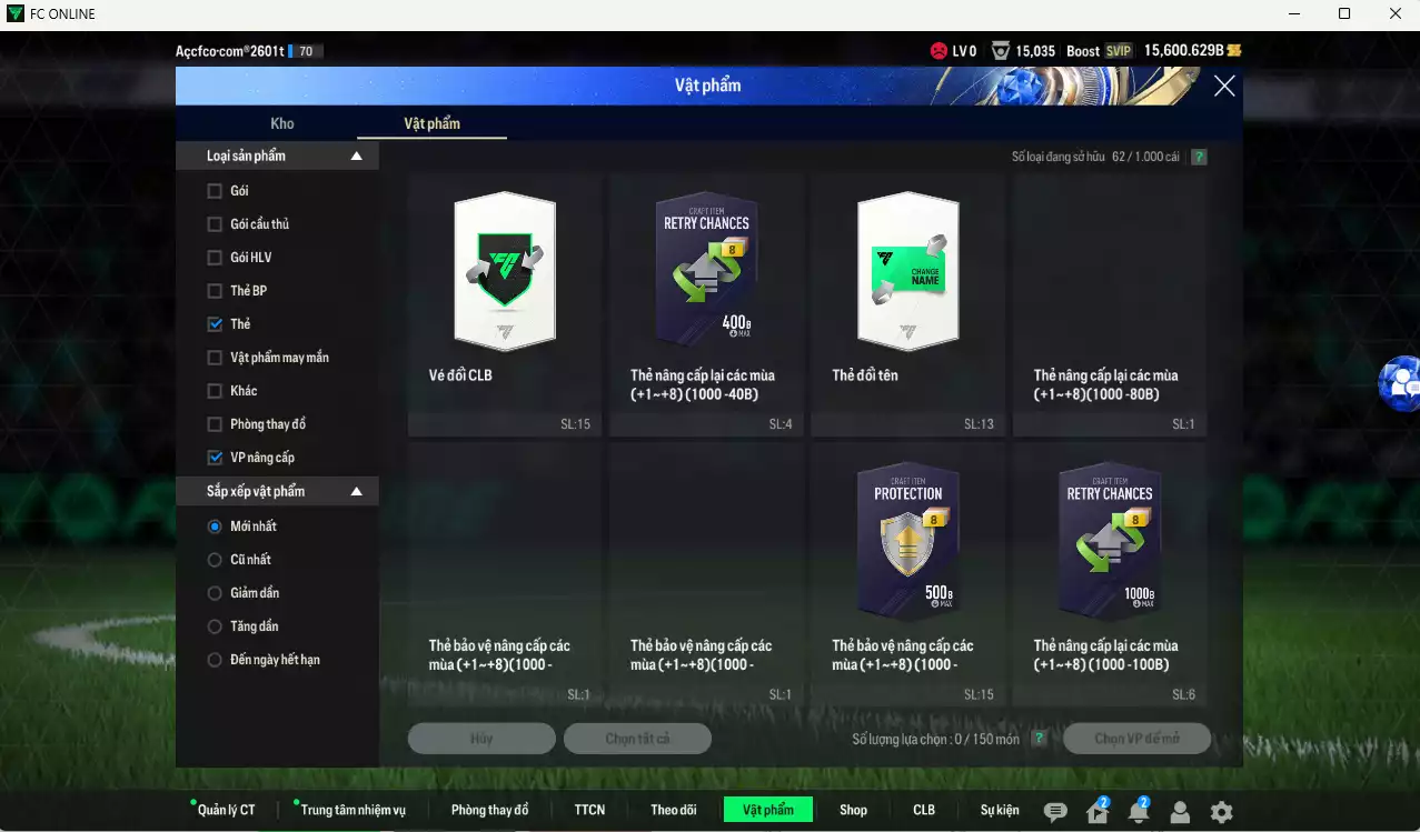 Ảnh Liverpool 1.106.570b có Owen ITM+5, Isak 25TS, Wirtz 25TS, Gravenberch ITM+5, Szoboszlai 23HW, Endo 23HW+9, Arnold 23HW... HLV tạm