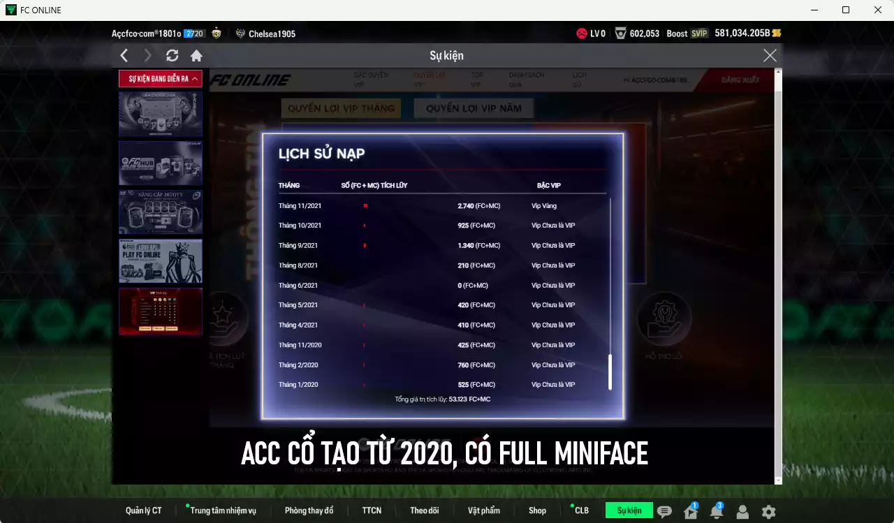 Ảnh [Dư nhiều BP] Chelsea 3.076.400b dư 580kb có Lampard ITM+5, Essien ITM+5, Desailly ITM+5, Makélélé ITM+5, Zola ITM+5, Ricardo Carvalho 23HR+10, Drogba JNM, A. Cole EBS+10, J. Cole 22HR+10... Full miniface, còn nhiều CP GIẢM THUẾ. HLV Xịn, đã full đào tạo chiến thuật vs chỉ số ct