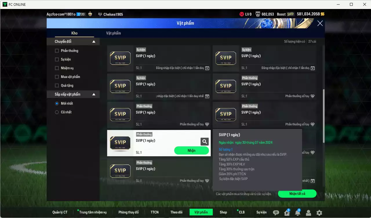 Ảnh [Dư nhiều BP] Chelsea 3.076.400b dư 580kb có Lampard ITM+5, Essien ITM+5, Desailly ITM+5, Makélélé ITM+5, Zola ITM+5, Ricardo Carvalho 23HR+10, Drogba JNM, A. Cole EBS+10, J. Cole 22HR+10... Full miniface, còn nhiều CP GIẢM THUẾ. HLV Xịn, đã full đào tạo chiến thuật vs chỉ số ct