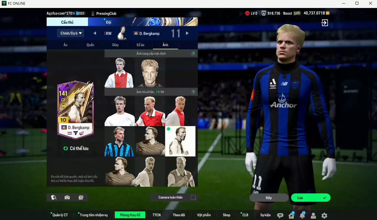 Ảnh Inter Milan 3.753.420b (team phụ AC Milan LN) có Bergkamp HG+10, Matthaus DC, Eto CC+9, Calhanoglu UT, Vieira CC+9, Cordoba DC+9, Forlán CC, Kaká LN, Carlos JNM, Zanetti MDL, Lúcio CC... Full miniface, HLV Siêu Xịn, đã full đào tạo chiến thuật