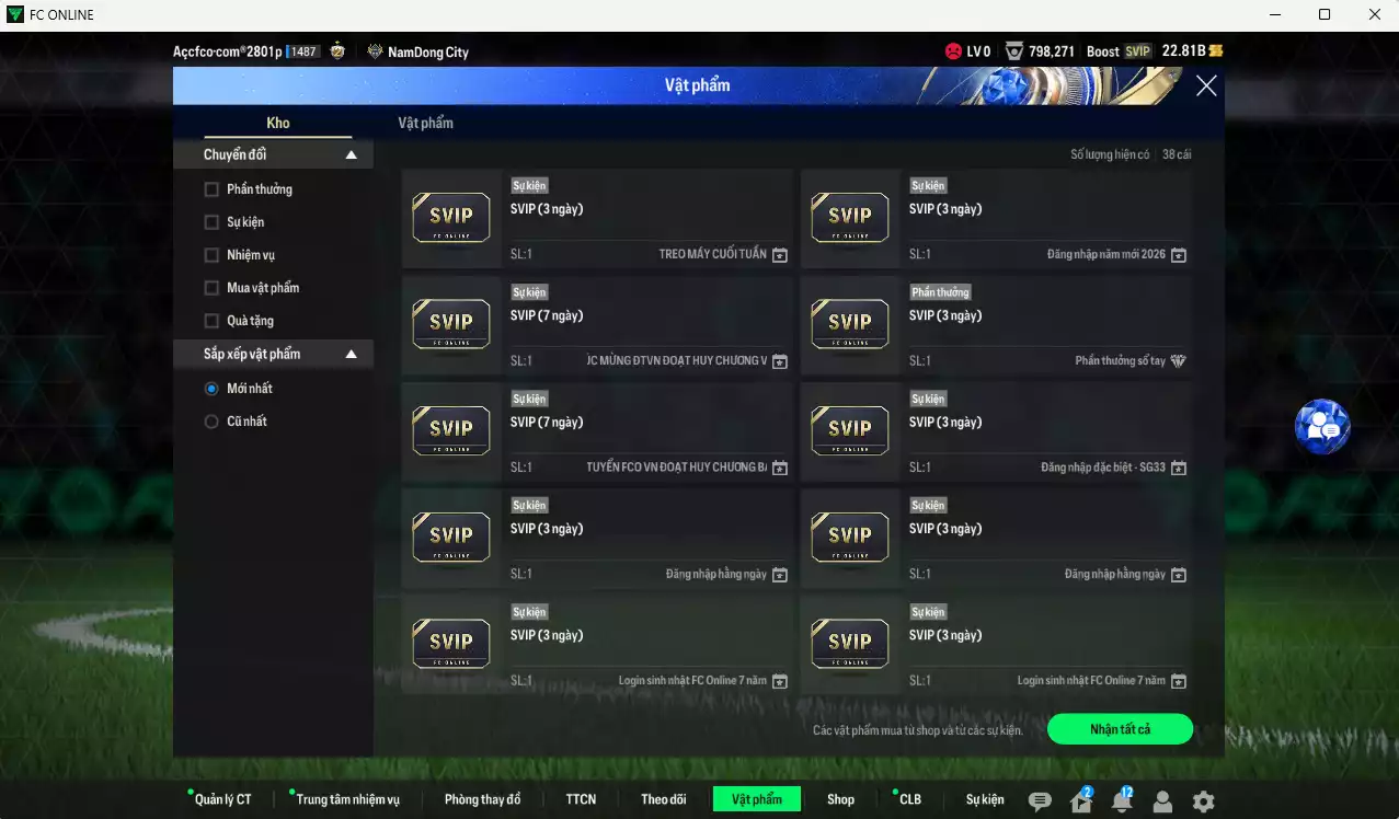 Ảnh Real Madrid 9.172.530b có Figo ITM+5, Kaká ITM+5, CR7 WS, Kroos DC, Valverde 25TS, Rudiger 25TS, Benzema DCB, Theo 25PL, Llorente 25PL+10... Full miniface, còn nhiều CP GIẢM THUẾ. HLV Siêu Xịn, đã full đào tạo chiến thuật vs chỉ số ct
