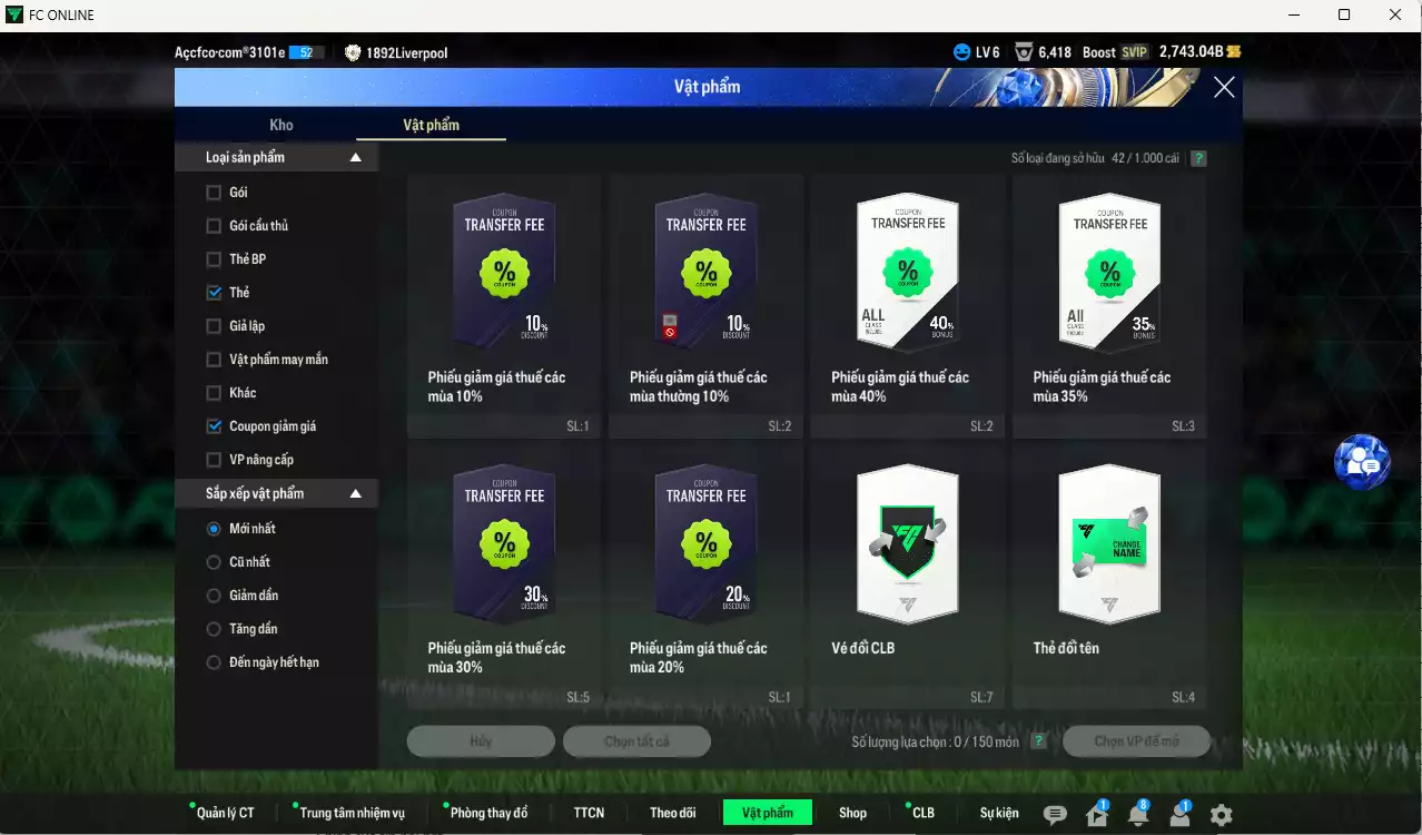 Ảnh Liverpool 1.904.710b có Rush ITM+5(fix BP) , Gerrard ITM+5, Dalglis ITM+5, Alonso CC, Mascherano CC, Van Dijk 23HW, Mcmanaman DC... VIP BK Tháng 2