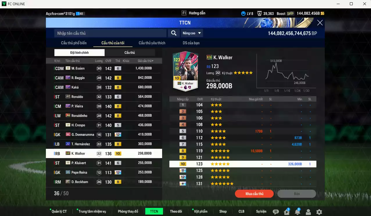Ảnh AC Milan 7.082.180b dư 140kb có Baggio UT, Kaká UT, Essien ITM+6, Kluivert ITM+6, Crespo ITM+5, Ronaldo WS+6, Vieira UT, Ronaldinho JNM, Theo 22UCL, Walker BTB+10, Donnarumma BOE+12, Beckham DC... HLV Xịn, đã đào tạo full chỉ số nhiều ct. VIP KC Tháng 2