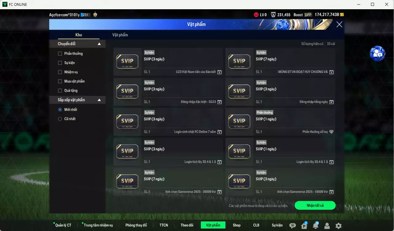 Ảnh [Tặng 1425 coin TM] Juventus 4.147.930b dư 170kb có Henry ITM+5, Del Piero ITM+5, Zidane CH, Vieira DC, Baggio LE+6, Marchiso WS+6, Nedved FAC+6, Pogba FAC+6, Lúcio CC, A. Cambiaso 24UCL, Batistuta ICON, Chiesa HG+9... Full miniface, HLV Siêu Xịn, đã full đào tạo chiến thuật