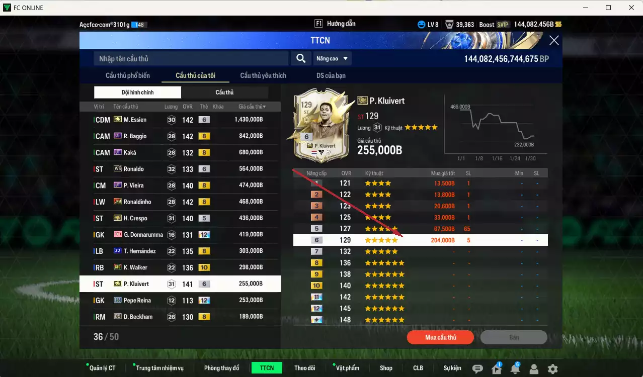 Ảnh AC Milan 7.082.180b dư 140kb có Baggio UT, Kaká UT, Essien ITM+6, Kluivert ITM+6, Crespo ITM+5, Ronaldo WS+6, Vieira UT, Ronaldinho JNM, Theo 22UCL, Walker BTB+10, Donnarumma BOE+12, Beckham DC... HLV Xịn, đã đào tạo full chỉ số nhiều ct. VIP KC Tháng 2