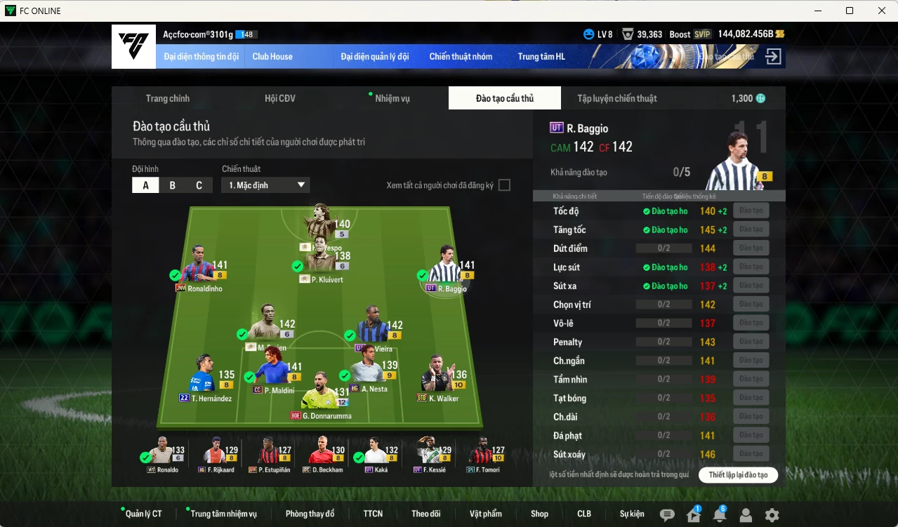 Ảnh AC Milan 7.082.180b dư 140kb có Baggio UT, Kaká UT, Essien ITM+6, Kluivert ITM+6, Crespo ITM+5, Ronaldo WS+6, Vieira UT, Ronaldinho JNM, Theo 22UCL, Walker BTB+10, Donnarumma BOE+12, Beckham DC... HLV Xịn, đã đào tạo full chỉ số nhiều ct. VIP KC Tháng 2