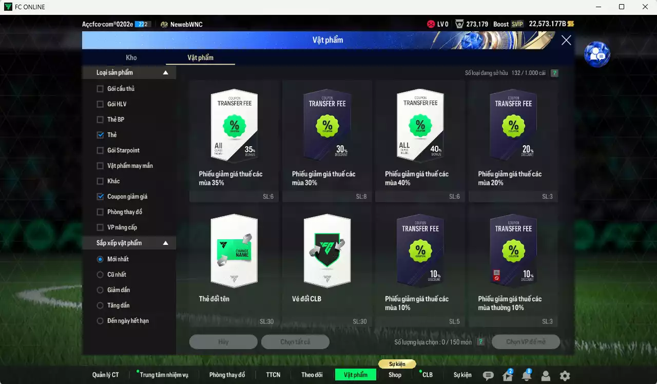 Ảnh Chelsea 7.189.730b có Sheva ITM+5, Crespo ITM+5, Essien ITM+5, Gullit CH+6, Pedro WS+6, Rudiger 25TS+6, Pulisic 25TS+6, Zola ITM+5, Andrey Santos 25TS, Cucurella LOL+10, A. Cole CFA+10... Còn nhiều CP GIẢM THUẾ, HLV Xịn
