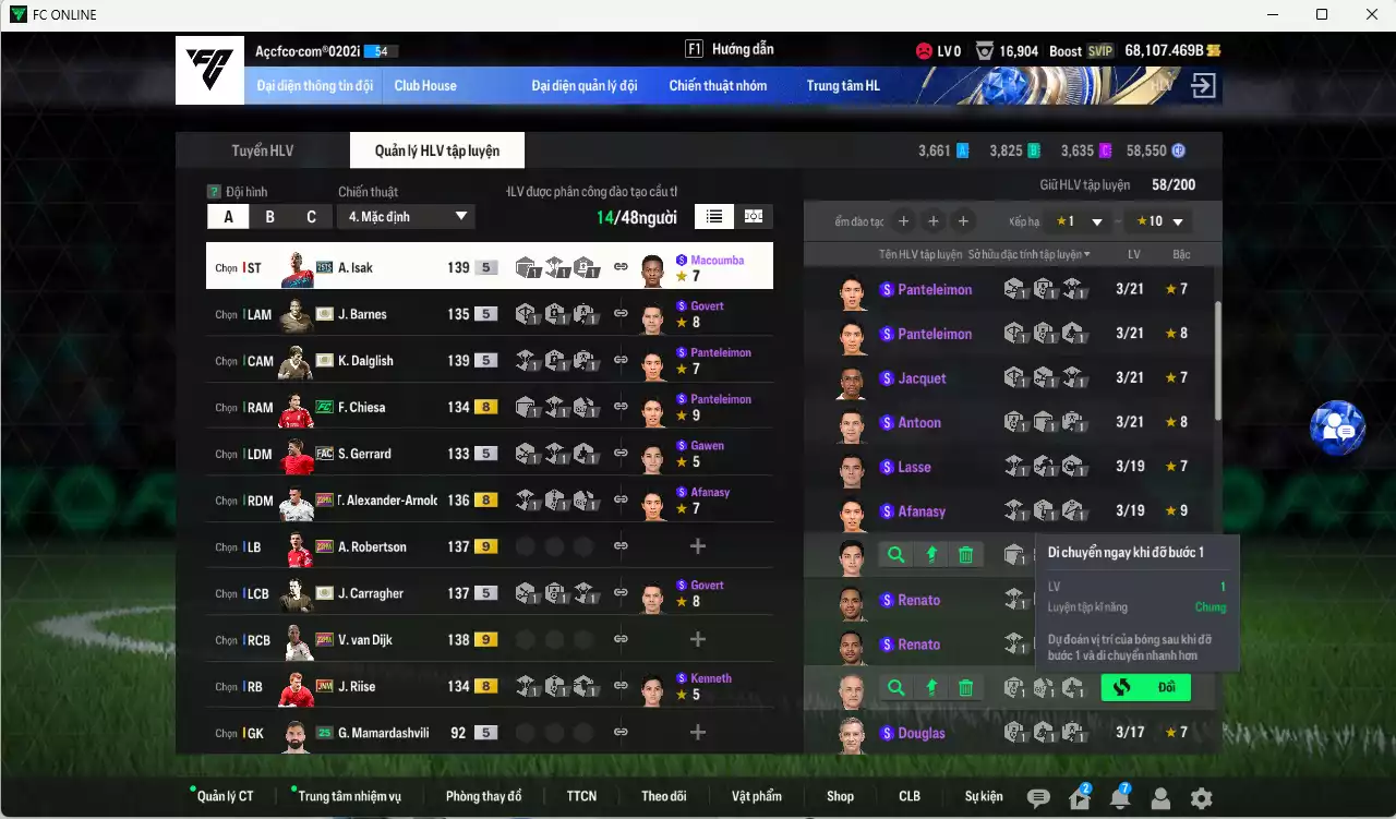 Ảnh Liverpool 1.637.120b dư 68kb có Dalglish ITM+5, Isak 25TS, Van Dijk 23HW+9, Carragher ITM+5, Barnes ITM+5, Robertson 23HW+9, Szoboszlai 23HW, Arnold 23HW, Gerrard FAC, Chiesa FC... Dư 190k TC