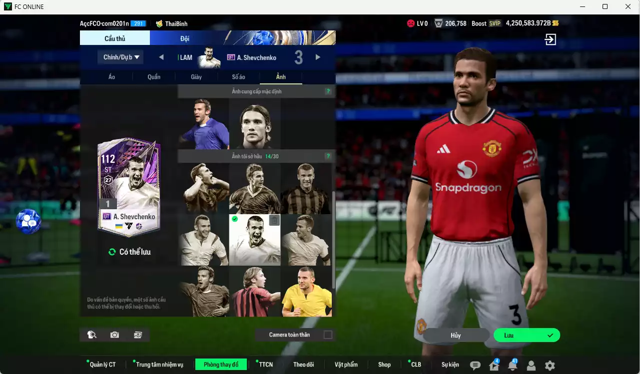 Ảnh ACC 4250583b trắng, có thẻ đổi tên, full miniface, còn nhiều CP GIẢM THUẾ. HLV Xịn, dư 150k TC