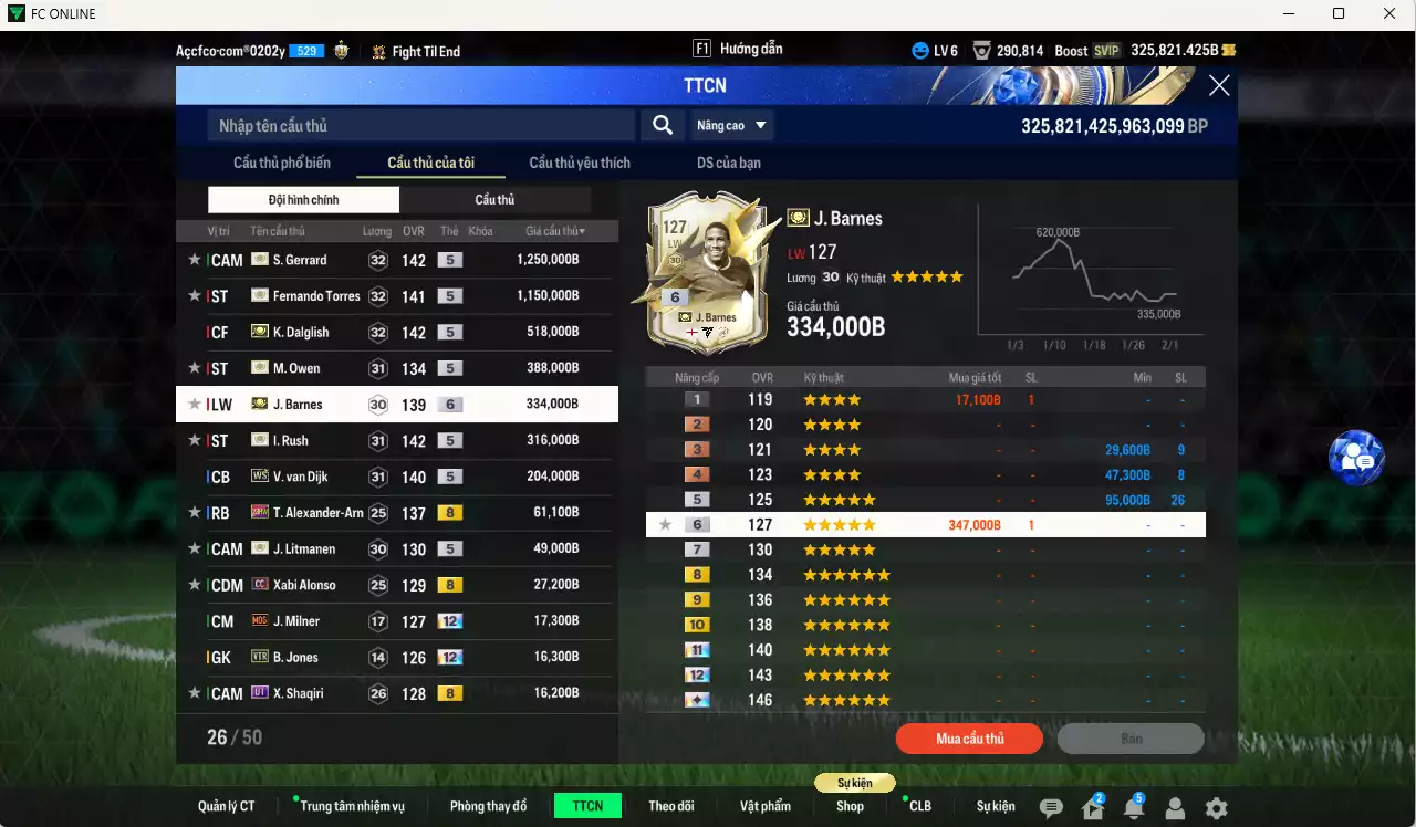 Ảnh [Dư nhiều BP] Liverpool 4.345.160b dư 320kb có Torres ITM+5, Rush ITM+5, Gerrard ITM+5, Dalglish ITM+5, Owen ITM+5, Barnes ITM+6, Litmane ITM+5, Van Dijk WS, Arnold 23HW... Full miniface, HLV Xịn, đã full đào tạo chiến thuật