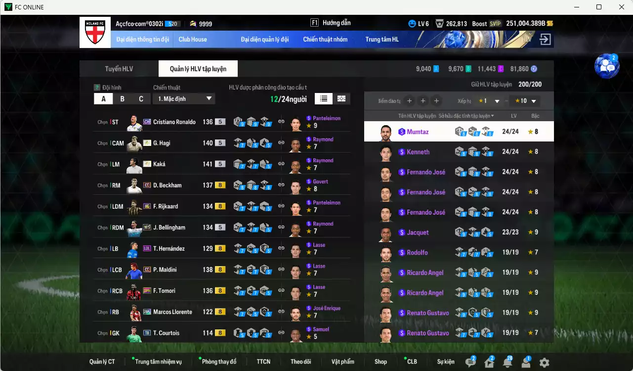 Ảnh Real Madrid 3.628.570b dư 240kb có Kaká ITM+5, Hagi ITM+5, CR7 CH, Bellingham WS, Beckham CC, Maldini CC... Full miniface, HLV Siêu Xịn, đã gần full đào tạo chiến thuật vs chỉ số cầu thủ