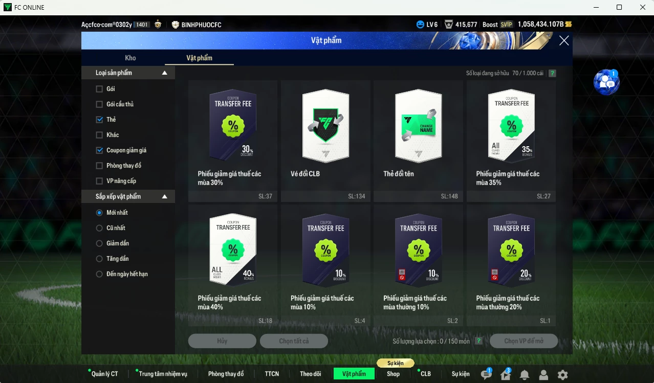 Ảnh [Tặng 1800 FC+MC] Inter Milan 17.801.570b dư 1050kb có Matthaus ITM+5, Baggio ITM+5, Figo ITM+5, Eto ITM+5, Pirlo ITM+5, Bergkamp ITM+5, Vieira ITM+5, Dumfries 25PL+13, Pavard 24UCL(bù), Augusto 23HW+10, Lúcio CC+9, Calhanoglu UT... Full miniface, HLV Siêu Xịn, đã full đào tạo chiến thuật vs chỉ số cầu thủ. VIP BK tháng 2