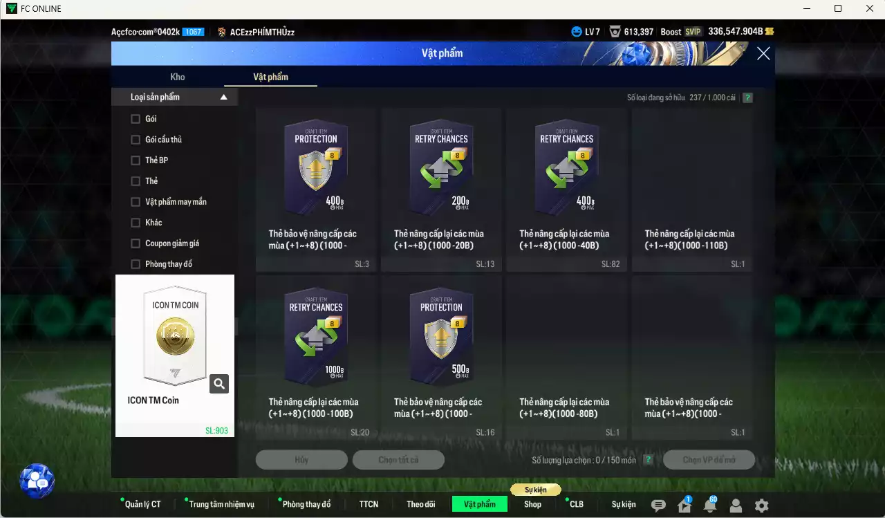 Ảnh [Còn nhiều BP] Inter Milan 2.053.240b dư 330kb có Bergkamp ITM+5, Matthaus DC, Verón ITM+5, Pavard UT, Brehme LN(limit), Vieira DC, Carlos JNM, Barella 25TS, Perisic CC, Shaqiri UT... Full miniface, HLV Siêu Xịn, đã full đào tạo chiến thuật vs chỉ số ct. VIP BK Tháng 2