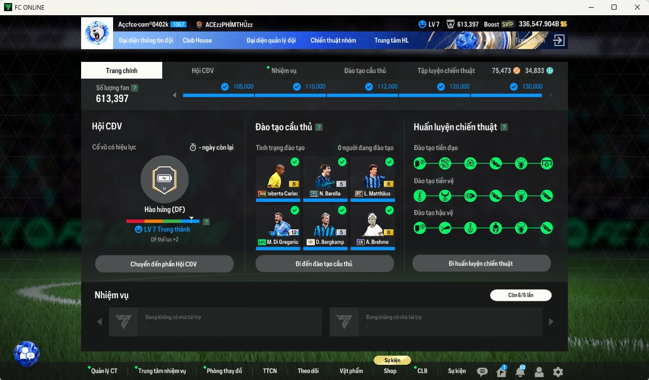 Ảnh [Còn nhiều BP] Inter Milan 2.053.240b dư 330kb có Bergkamp ITM+5, Matthaus DC, Verón ITM+5, Pavard UT, Brehme LN(limit), Vieira DC, Carlos JNM, Barella 25TS, Perisic CC, Shaqiri UT... Full miniface, HLV Siêu Xịn, đã full đào tạo chiến thuật vs chỉ số ct. VIP BK Tháng 2