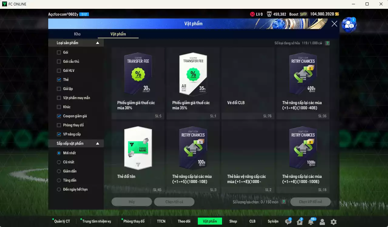 Ảnh Juventus 3.808.030b dư 100kb có Henry ITM+5, Pirlo ITM+3, Zidane CH, Nedved LE+6, Bremer UT, Del Piero DC, Vieira DC, Lúcio JNM... Full miniface, còn nhiều coin TM. HLV Xịn, đã đào tạo full chỉ số ct. VIP BK Tháng 2