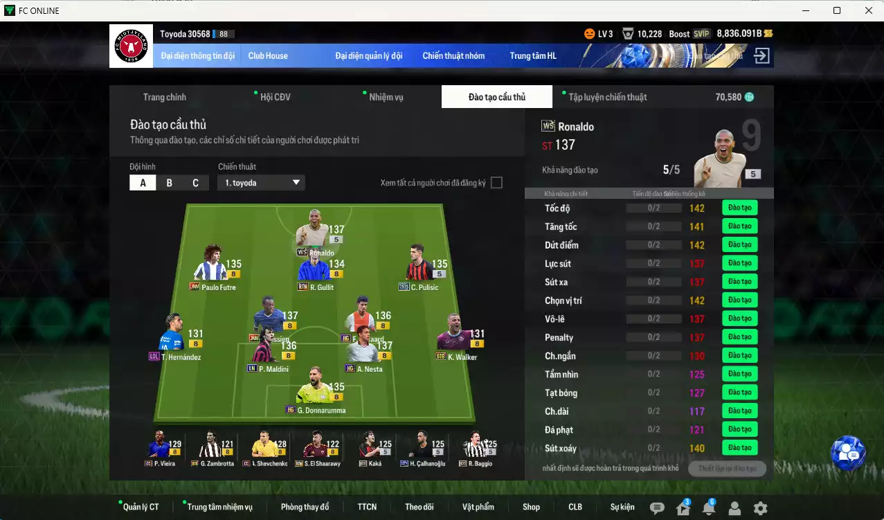 Ảnh AC Milan 502.560b có Ronaldo WS, Pulisic 25TS, Rijkaard HG, Maldini LN, Calhanoglu 25TY, Vieira CC, Gullit RTN, Theo LOL, Futre JNM, Essien JNM, Sheva CC... Còn nhiều CP GIẢM THUẾ