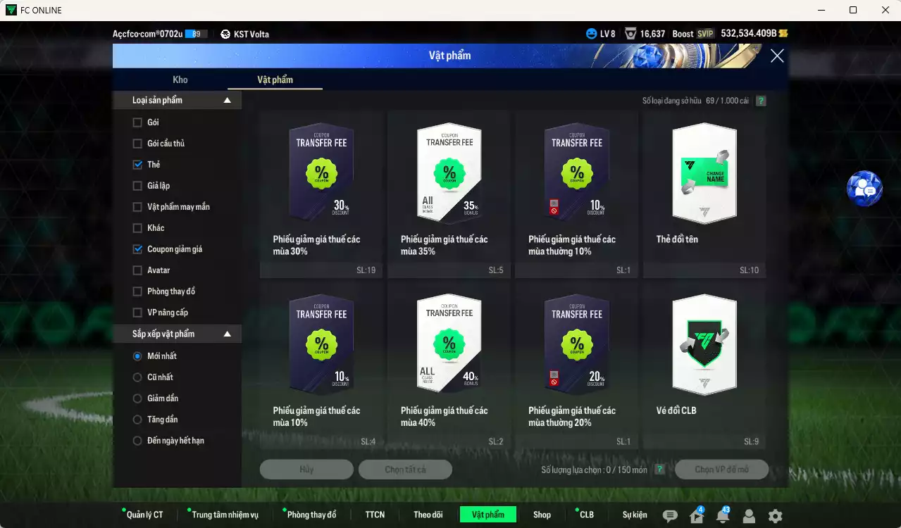 Ảnh [Dư nhiều BP, Chưa nạp x8 FC Tết🐎] ] Man Utd. 12.553.350b dư 530kb có Rooney ITM+5, CR7 WS, Eusébio ITm+5, Schweinsteiger ITM+5, Vidic ITM+5, Casemiro UT, Mazraoui SPL+10, Park ITM+5, Verón ITM+5, Beckham DC, Reguilón LOL+10, Ferdinand DC... HLV Xịn, đã đào tạo full chỉ số cầu thủ. VIP BK Tháng 2