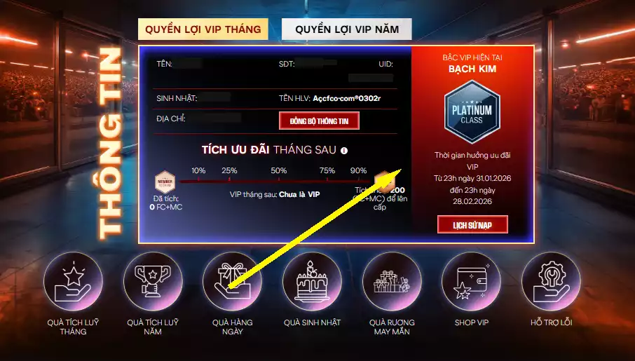 Ảnh [Tặng Văn Thanh +13] ACC 1531856b trắng, có thẻ đổi tên, còn CP GIẢM THUẾ. Dư 200k TC, VIP BK Tháng 2