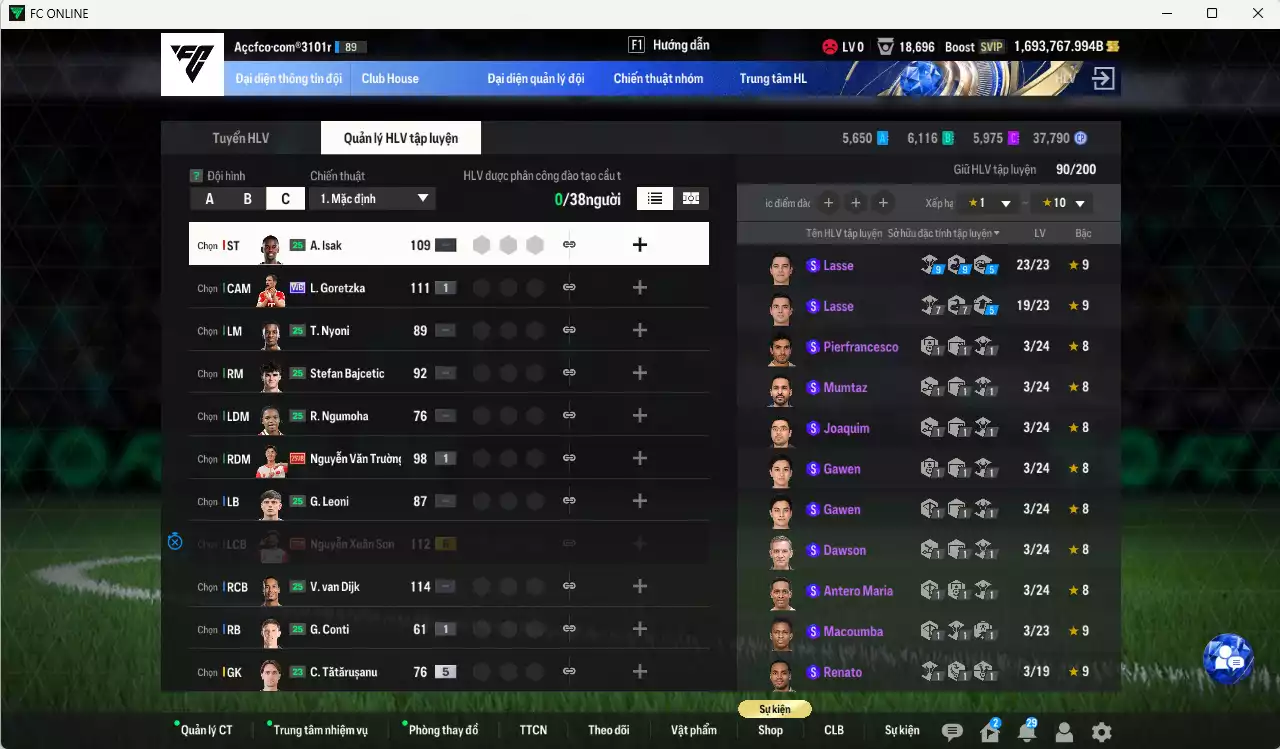 Ảnh ACC 1693767b trắng, có thẻ đổi tên. Dư 120k TC, VIP BK Tháng 2