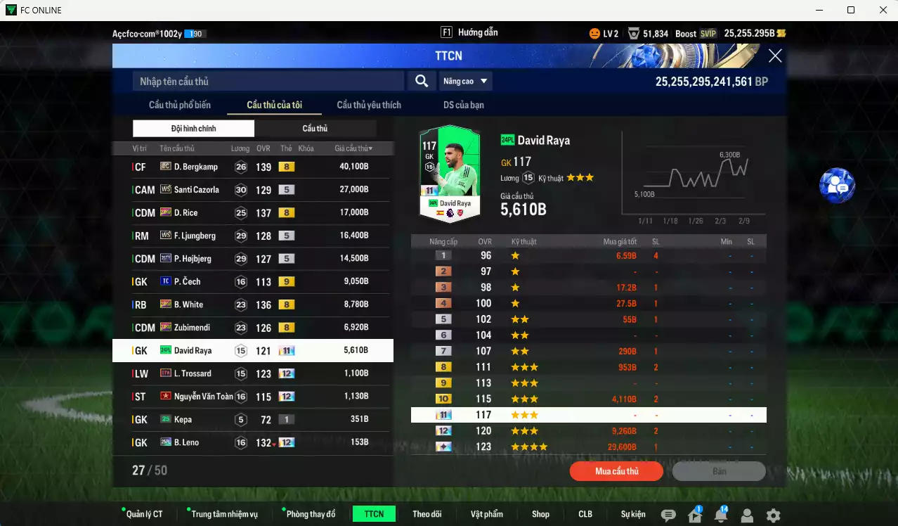 Ảnh Arsenal 2.736.630b có Vieira ITM+5, Campbell ITM+6, Aubameyang UT, Wright ITM+5, Henry CC, Gnabry WS, Pirès ITM+5, A. Cole CFA+10, Xhaka UT, Bergkamp DC.. Còn nhiều CP GIẢM THUẾ, đã đào tạo full chỉ số nhiều cầu thủ