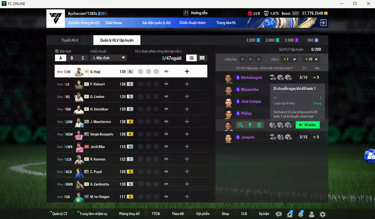 Ảnh Barcelona 2.173.840b có Hagi ITM+5, Stoichkov ITM+5, Lineker ITM+5, Zambrotta ITM+5, Puyol DC+9, Lewandowski CC+9, Stegen DC+9, Kluivert ITM+5, Busquets DC, Mascherano MDL, Raphinha SPL+10...