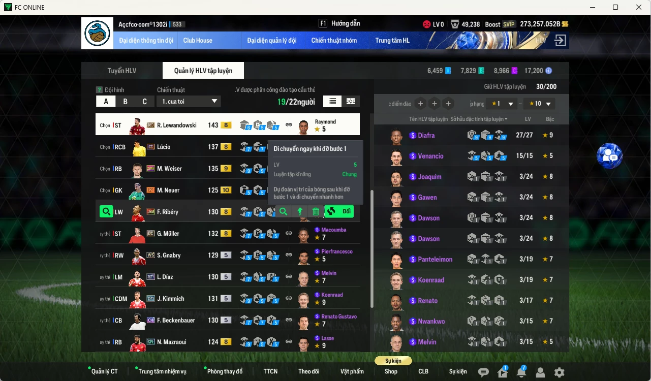 Ảnh [ACC Cổ 7 năm, Chưa nạp x8 FC Tết🐎] Bayern Munich 3.984.060b dư 270kb có Lewandowski BLD(hiếm), Schweinsteiger ITM+5, Matthaus DC, Muller DC, Beckenbauer CH, Díaz 26TY, Kim Min Jae 25TS, Kimmich 25TS, Gnabry WS, Muller DC, Kane DC, Neuer BOE+10... Full miniface, HLV Xịn, dư 170k TC. VIP BK Tháng 2