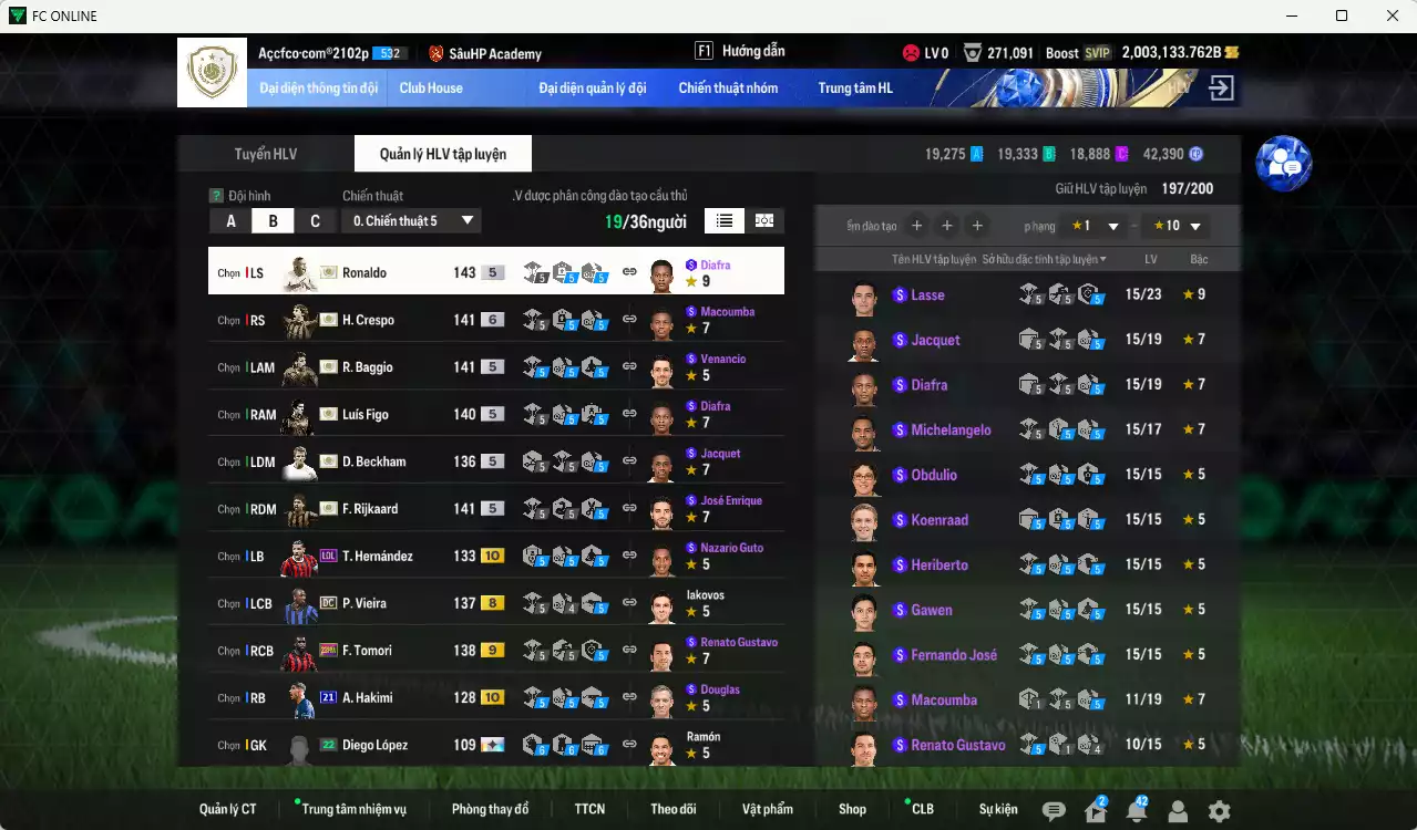 Ảnh [Hạng 483, Chưa nạp x8 FC Tết🐎]  Real Madrid mix AC Milan 44.495.460b dư 2trb trắng có Ronaldo ITM+5, Rijkaard ITM+5, Figo ITM+5, Beckham ITM+5, Baggio ITM+5, Kaká ITM+5, Crespo ITM+6, Zidane CC, CR7 CH+6, CR7 UT, Matthaus DC, Theo LOL+10, Hakimi 21UCL+10... HLV Xịn, đã full đào tạo chiến thuật vs chỉ số cầu thủ